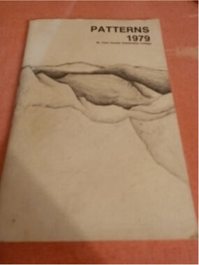 Patterns 1979 Book St Clair Community College Port Huron MI Art & Poetry Student